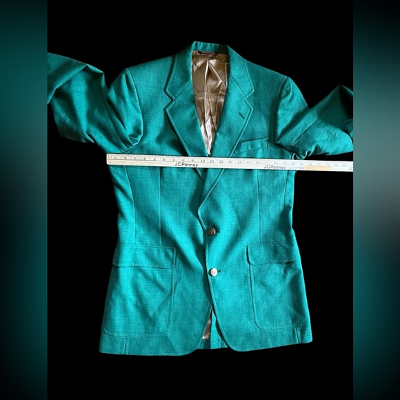 Vintage 80’s Classic Green Blazer - Picture 4 of 10
